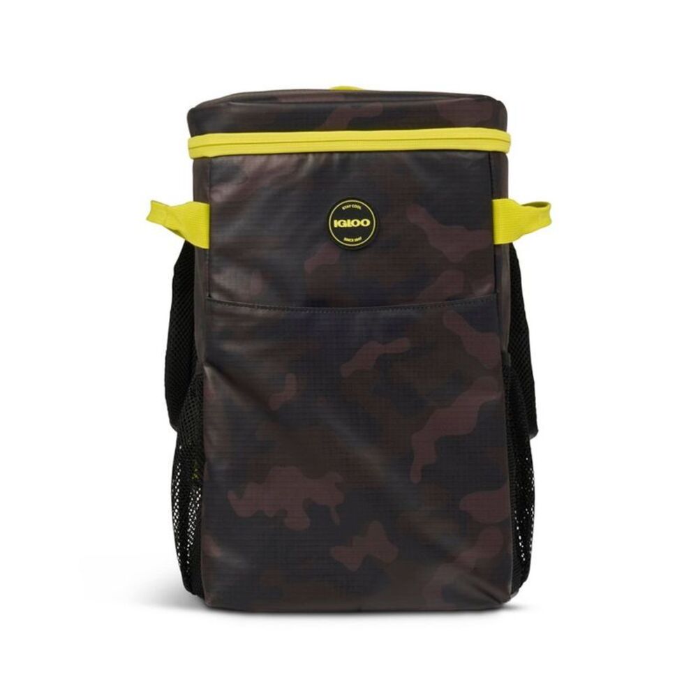 Igloo Sport Backpack 18 Cans/15.85qt Soft Side Cooler - Black Camo